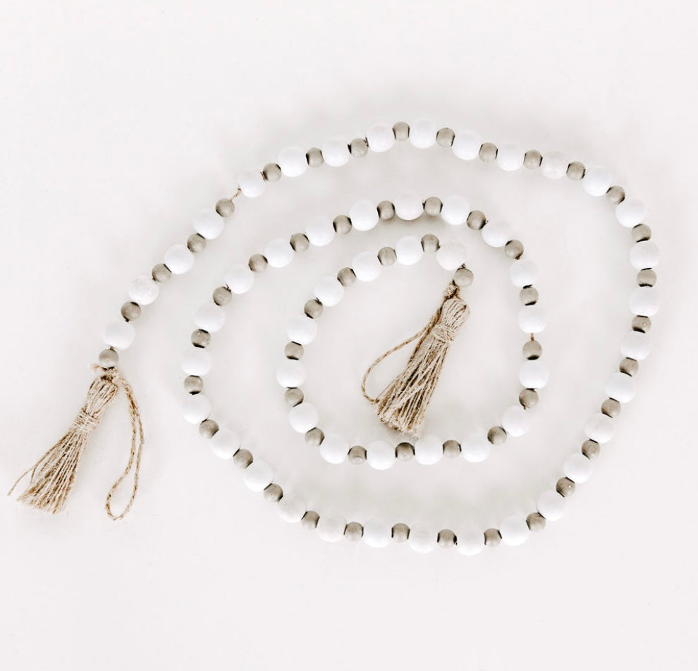 Wood Bead Garland