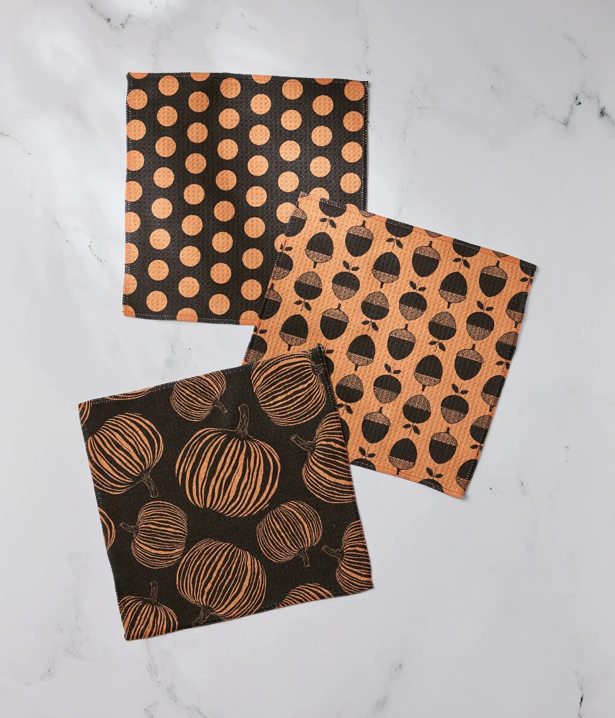 Geometry Autumn Noir Dishcloth Set