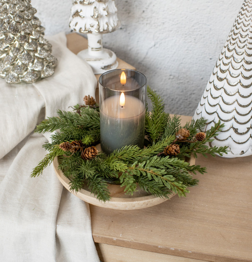 White Spruce Candle Ring