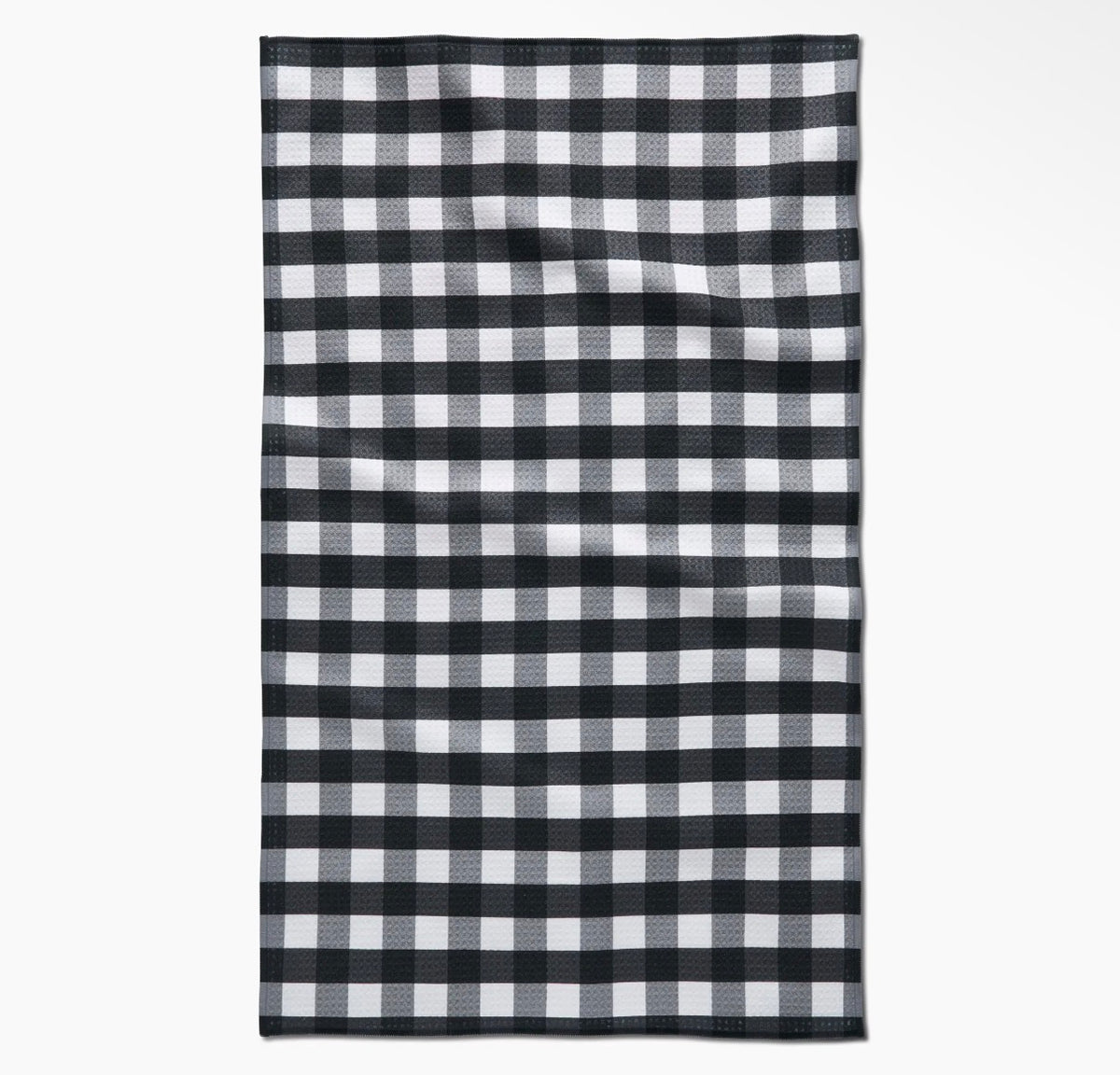 Geometry Midnight Flannel Tea Towel
