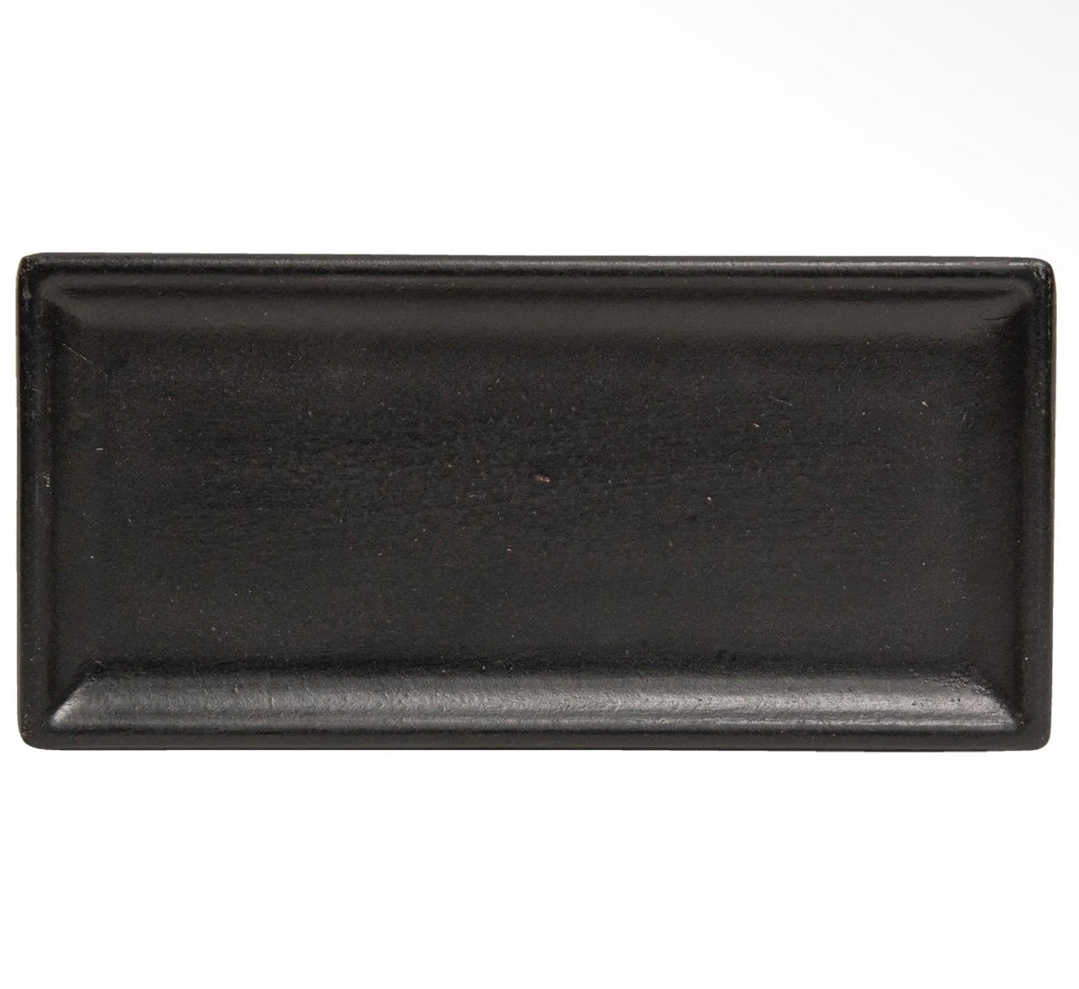 Black Wooden Rectangular Tray 11”