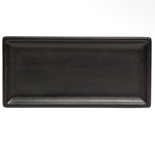 Black Wooden Rectangular Tray 11”